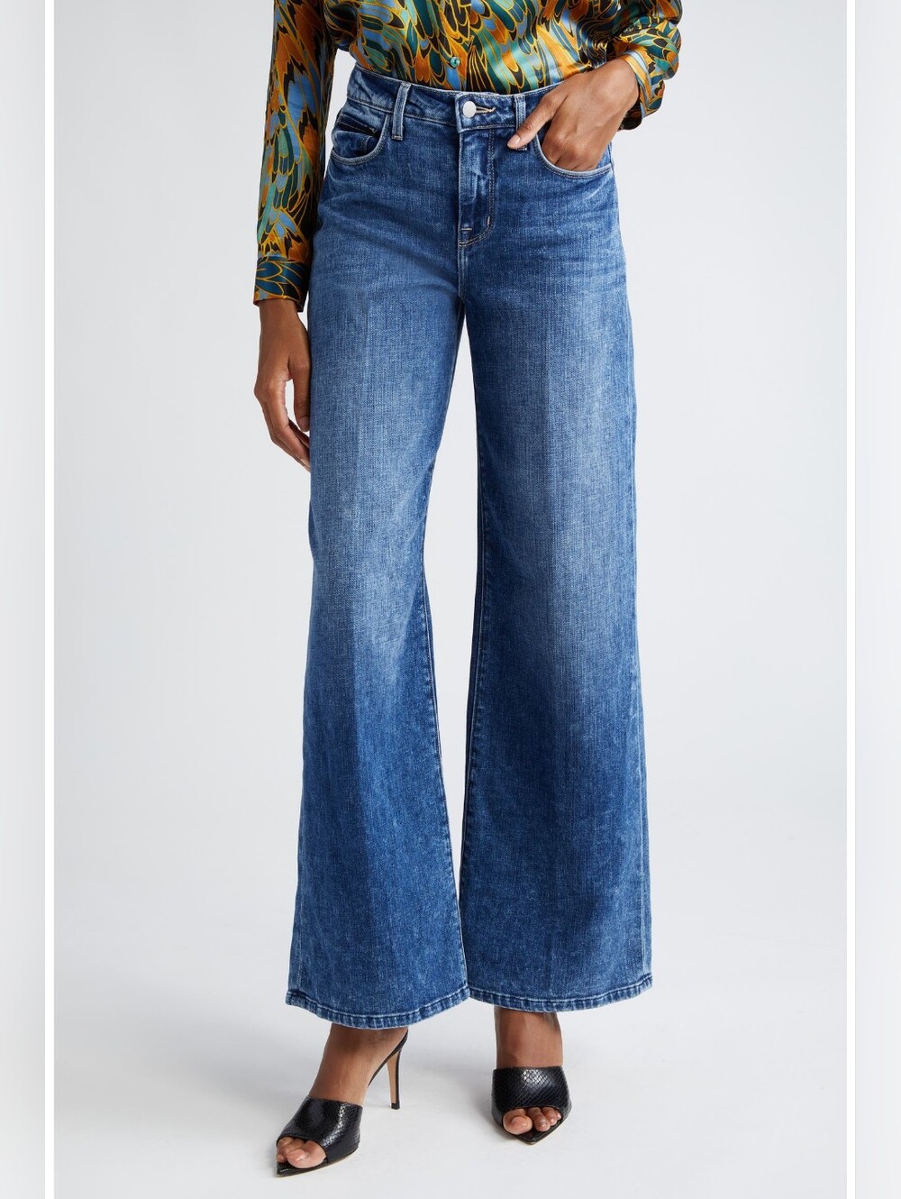 Lagence Alicent High Waist Wide Leg Jeans